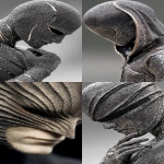 **metallic silver faceless generic superhero made of ferrofluid texture, 50mm lens photography --ar 1:2 --s 560 --v 7.0** - <@1071437900610293863> (fast)