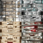 **flat elevation eye glass retail store interior --ar 1:4** - <@1173644971937636354> (fast)