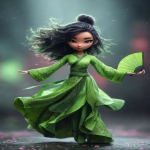 **beautiful, young chinese woman chaos holding a fan, wearing a green soft, flowing Hanfu style robe, in a full body, classic pose --ar 16:25 --p f6gpn1a --v 7.0** - Image #4 <@1064451214823129168>