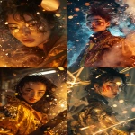 **A heroic Japanese firefighter with avant-garde creative hair styled with dynamic shapes, artistic warm-toned makeup inspired by fire and embers. Wearing a modernized firefighter jacket splattered with artistic soot patterns. Holding a fire hose confidently. Surrounded by glowing sparks, smoke, and metallic reflections like an objet d'art. VOGUE fashion editorial aesthetic, cinematic lighting, dramatic tone, editorial portrait photography, vertical composition, 4K resolution --ar 2:3 --v 6.0 --raw** - <@1145938660596908032> (fast)
-# Create, explore, and organize on [midjourney.com](<https://midjourney.com/imagine?from_discord=1>)
