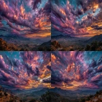 **God's awesome and beautiful creation. From darkness to light; the sky, waterways and the earth; the flowers and trees, mountains and valleys; to the smallest and largest of remarkable living creatures. Birds in the air to human women and men and children blessed with dominion over all of it. Incredibly diverse, yet all coexisting in God's harmonious love. Breathtaking beauty! --ar 16:9** - Variations (Strong) by <@1075950012086898728> (fast)
-# Create, explore, and organize on [midjourney.com](<https://midjourney.com/imagine?from_discord=1>)