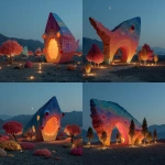 **alien chorus on the opalized wood planet --oref <https://s.mj.run/D199OLhwzzI> --s 750** - Variations (Strong) by <@911637101290877029> (fast)