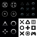 **the Playstation buttons, x, triangle, circle and square. Also the d-pad from the original NES. Use these to make a symbol of the cross** - <@1066460949244039229> (fast)
-# Create, explore, and organize on [midjourney.com](<https://midjourney.com/imagine?from_discord=1>)