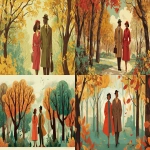 **a vintage illustration of an african american couple walking in the park, dressed for fall with coats and hats, surrounded by trees with leaves changing colors, in the style of 1950s style. --ar 64:35 --v 7.0** - <@1142201622697623682> (fast)
-# Create, explore, and organize on [midjourney.com](<https://midjourney.com/imagine?from_discord=1>)