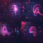 **flat 2D website interface design of a loading bar in the exact shape of a human colon, minimalist web UI aesthetic, glowing neon line art colon silhouette, segmented progress indicators inside the colon path, partially loaded with flickering pixels and digital corruption, glitch effects showing incomplete load, futuristic website dashboard, dark background, high-resolution UI design, vector-style clarity --ar 16:9 --v 6.0 --raw** - Variations (Strong) by <@1138484847065698314> (fast)