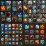 **Create a bunch of square frames with pictures in them for a game. These will be icons that a player can drag to a hotbar in the game. Some are spells and others abilities. Use a variety of colors. Here is a list of the spells and abilities I wanted represented in the square icons: mirror, mirror image, archery, arrows, bow, wolf, bear and all icons and pictures are in, high resolution and realistic, 2k** - <@295731747579101206> (fast)