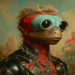 **<https://s.mj.run/wgb1wTwrrrs> in reptilian 80s hair band style --ar 3:4 --s 250 --v 7.0** - Image #3 <@1071135204846096475>