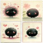**Absolutely adorable ferrofluid creature --sref 4100000000 --ar 4:5** - <@948741381743083580> (relaxed)