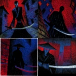 **A solitary samurai in cyberpunk attire maintains a defiant stance in a neon-lit alleyway, his gleaming katana catching the raindrops. The samurai is clothed in a sleek, black kimono paired with futuristic cybernetic enhancements. This scene should encapsulate a hyper-detailed aesthetic akin to futuristic dystopian narratives, incorporating elements of gritty realism and intricate city details. The overarching color scheme should be saturated with deep blues, purples, and reds, weaving together an immersive and enthralling atmosphere. --p kiz9g8f --sref 2835171617 --v 7.0** - <@1249794844449312822> (relaxed)
-# Create, explore, and organize on [midjourney.com](<https://midjourney.com/imagine?from_discord=1>)