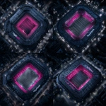 **Real night photo, Perpendicular view from above, football stadium in black and pink colors, "TopMatch" written on it, maximum detail** - Variations (Strong) by <@1154524536960725013> (fast)