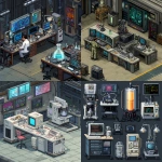 **pixel art spritesheet of high tech lab --v 7.0** - <@758874491680981014> (fast)
-# Create, explore, and organize on [midjourney.com](<https://midjourney.com/imagine?from_discord=1>)