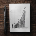 **simple fineliner sketch. a statistics chart of a boost in media numbers** - Image #4 <@244061125812027393>