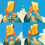 **the worship of the holy utopian toast --niji 6 --s 250** - Variations (Strong) by <@1071135204846096475> (fast)