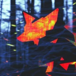 **A mythical fox made of fire, a halo of electricity floating above head, fireflies flying around background, inside of a mystical misty forest, embers in foreground, cinematic, bokeh effect, abstract, foxfire --ar 3:4 --profile wsqg5pu --v 6.1** - Upscaled (Subtle) by <@812948421366644747> (fast, stealth)