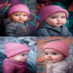 **A baby girl wearing a pink beanie, in the style of a country engraving landscape --sref 671 --p s8mr18c fx2os6q --q 2 --no trees --v 6.1 --ar 16:23** - <@1064451214823129168> (fast)