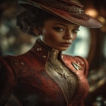 **Star Trek Uniforms reimagined in the style of belle epoque ; in the style of cinematic style photography, photorealistic images, ray tracing, subsurface-scattering, realistic lighting, live action 3D rendering --v 7.0 --p 7u4x1qi --ar 3:4 --s 250 --exp 25** - Image #3 <@419578677106311168>