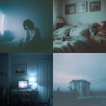 **cool-toned photograph of a 1990s [OBJECT], flat lighting, desaturated pastel blue and grey tones, authentic vintage feel, not staged, low contrast, slight film grain, no soft glow, no sunset, not editorial, quiet melancholic mood, lo-fi analog aesthetic, scanned photo look, emotionally distant, early internet era** - <@1043866458578497537> (fast)
