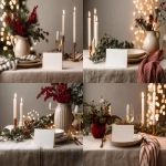 **<https://s.mj.run/ZGmARJ5k5Y8> A white mockup card on a minimalist and elegant festive christmas table, warm light, fairy light bokeh, linen tablecloth, elegant and natural holiday aesthetic. Red, deep green, beige color palette. Elegant Christmas --ar 4:3 --v 7.0** - <@1038768977310121984> (fast)
-# Create, explore, and organize on [midjourney.com](<https://midjourney.com/imagine?from_discord=1>)