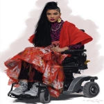 **graffiti aapi motorized wheelchair and disability accessible fashion design sketch --ar 3:4 --p ht8lvr3** - Image #1 <@948741381743083580>