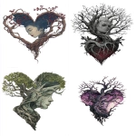 **a heart-shaped tree with a woman's face in the trunk, its roots and branches forming a love shape, against a white background. this fantasy tattoo design is in a digital art style. --ar 45:64** - <@1371932184197206056> (fast)
-# Create, explore, and organize on [midjourney.com](<https://midjourney.com/imagine?from_discord=1>)