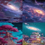 **professional cartoon render of galaxy in style of 1990s anime poster style onsen, blow my mind, maximalist , hyper-realistic, intricate details, Octane render, side view --ar 9:16 --v 7.0** - <@1144568084905066547> (fast)