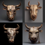**a bull mask made of birch bark and copper in the style of morfeioneire, Morfei & Oneire** - <@470028338816090113> (fast)
-# Create, explore, and organize on [midjourney.com](<https://midjourney.com/imagine?from_discord=1>)