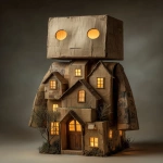 **cardboard home for cardboard houseless marionette --s 250 --v 7.0 --ar 3:4** - Image #3 <@974789918188535848>