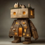 **cardboard home for cardboard houseless marionette --s 250 --v 7.0 --ar 3:4** - Image #2 <@974789918188535848>