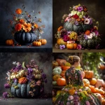 **photo professionnelle, photo promotionnelle, citrouilles fleuries, pour boutique de fleurs --v 7.0** - <@864083879194525716> (fast)
