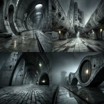 **Brutalist futuristic colonnade --ar 3:2 --p l764c7b --s 750 --v 7.0** - <@338517453451821057> (fast)