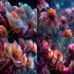 **ultra realistic,HD, 4k, HDR, HFR, 120 fps, nikon, coral reef with living biomechanical slime, glossy, shiny, colorful --ar 3:2 --quality 4 --stylize 500 --v 7.0** - <@1014981691850371152> (fast)