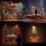 **A Star Wars Spaceship scene reimagined in the style of a marionette show --v 7.0** - <@1018138887199129620> (fast)
-# Create, explore, and organize on [midjourney.com](<https://midjourney.com/imagine?from_discord=1>)