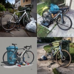 **A realistic picture of a Saris H3 bike trainer and Trek aluminum road bike as trash at curbside. --v 7.0** - <@500534121840246784> (fast)
-# Create, explore, and organize on [midjourney.com](<https://midjourney.com/imagine?from_discord=1>)