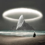 **color gradient solitude visible lightbeamed soundwave of a monotreme tremomountain, photographed with hassleblad, bokeh, octane render, art by ChrisWaikikiAI --ar 99:70 --q 4 --raw --exp 80 --s 120 --v 7.0 --p n9jrh27** - Image #1 <@776949719900880916>
