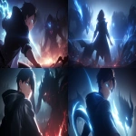 **Anime movie PV, a man fighting off monsters, cosmography --ar 16:9 --sref 528380080 1960353080 --profile eq9ed63 --niji 6 --raw** - <@347448894403379200> (fast, stealth)