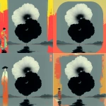 **Minimalist fluvioglacial vortex, monochrome, back and white line drawing, single line --p okeqhri --v 7.0** - Variations (Region) by <@1015631618645438535> (relaxed)