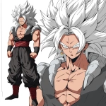 **Original anime character, fully colored in vivid anime palette, hand-drawn anime style, thick bold outlines, clean cel-shading, visible sketch lines for clarity, crosshatching on fabric folds and anatomy beneath clothing. Clear line art showing every feature without clutter, balanced composition emphasizing face and body. Multiple perspective options: (frontal heroic close-up of face and torso squared to the viewer) OR (three-quarter dynamic angle showing jawline depth, clothing folds, and stance) OR (low-angle upward shot emphasizing size and power) OR (high-angle downward shot showcasing form and clothing detail) OR (side profile close-up with sharp silhouette, flowing clothing, and defined expression). Ultra-detailed full-color anime artwork, uncluttered background, composition focused entirely on the character’s clothing, form, and presence. --niji 6 --raw** - Image #3 <@266429059049848832>