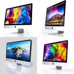 **Apple iMac, 28", AMD Ryzen 7, 16GB, 256GB SSD, floating product, pure white background, professional photography, 8k --ar 1:1 --v 6.0 --no background shadows --raw** - <@1266387938028163092> (relaxed)