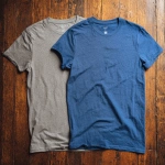 **I need a flat lay of two t shirts, one heather gray and one blue** - Image #2 <@1173437030416527473>