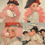 **bubblegum brigantine --ar 4:5 --sref 2270098120 2786818499 337954854 742412171 --p ht8lvr3** - <@948741381743083580> (relaxed)