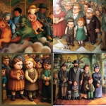 **America a children's book illustration by Fernando Botero --raw --profile zv6qam2 --v 7.0** - <@1018138887199129620> (relaxed)
-# Create, explore, and organize on [midjourney.com](<https://midjourney.com/imagine?from_discord=1>)