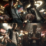 **a photorealistic image of a man with short spiked brown hair in a black leather jacket, white tshirt and jeans, standing in a crowded casino holding a pair of dice in his hand palm facing up. Make the man somewhat in shadow. Make it a low angle shot with a spotlight shining down on the hand holing the dice ar 3:2 --v 7.0** - <@1079878313302048812> (fast)
-# Create, explore, and organize on [midjourney.com](<https://midjourney.com/imagine?from_discord=1>)