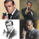 **portrait of Secret Agent James Bond receiving a Walther PPK** - <@1068810948908945440> (fast)
-# Create, explore, and organize on [midjourney.com](<https://midjourney.com/imagine?from_discord=1>)