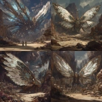**journey to farawaylands, mantis polycrystal feathers being, amidst, ceremonial megalithic maze, stunning unreasonably fine details --exp 50 --profile drkgqcn --v 7.0** - Remix (Strong) by <@246480551605698561> (relaxed)