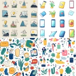 **the sticker icon sets, isolated , Different angles sketch sheet , if Van Gogh designed and painting, transparent, sketching in progress sharp school kids greeting exchanges , the iphone by long exposure waveform, pale colors, pastel colors --tile --profile qywoteu --stylize 600 --v 6.1** - <@464410975773261824> (fast)
-# Create, explore, and organize on [midjourney.com](<https://midjourney.com/imagine?from_discord=1>)