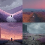 **a small distant lonely lavender cat walking in a massive melancholic world, sorrowful --v 7.0** - <@281826490209796096> (relaxed)
-# Create, explore, and organize on [midjourney.com](<https://midjourney.com/imagine?from_discord=1>)