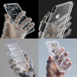 **iphone17, straight on, held by a semi-transparent robot hand made of coding lines --v 7.0** - <@1048326817838280714> (fast, stealth)