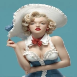 **a statue of marelyn monroe as Objet d'art kitsch --ar 5:7 --v 7.0 --raw** - Image #3 <@1071135204846096475>