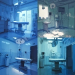 **White operating room, hospitalization, small private clinic, clean, stuffy, basement, door, humidifier, cabinet, unmanned, air purifier, deserted, box machine, operating table, cabinet, air purifier, shelf, metal wagon cart, --ar 3:2 --niji 6** - Remix (Strong) by <@915835811092656128> (fast)