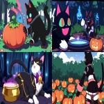 **pumpkincatclaymation inktober --chaos 20 --ar 16:9 --profile jxedwsk --niji 6 --sref 1538144161** - <@937851746712186921> (relaxed)